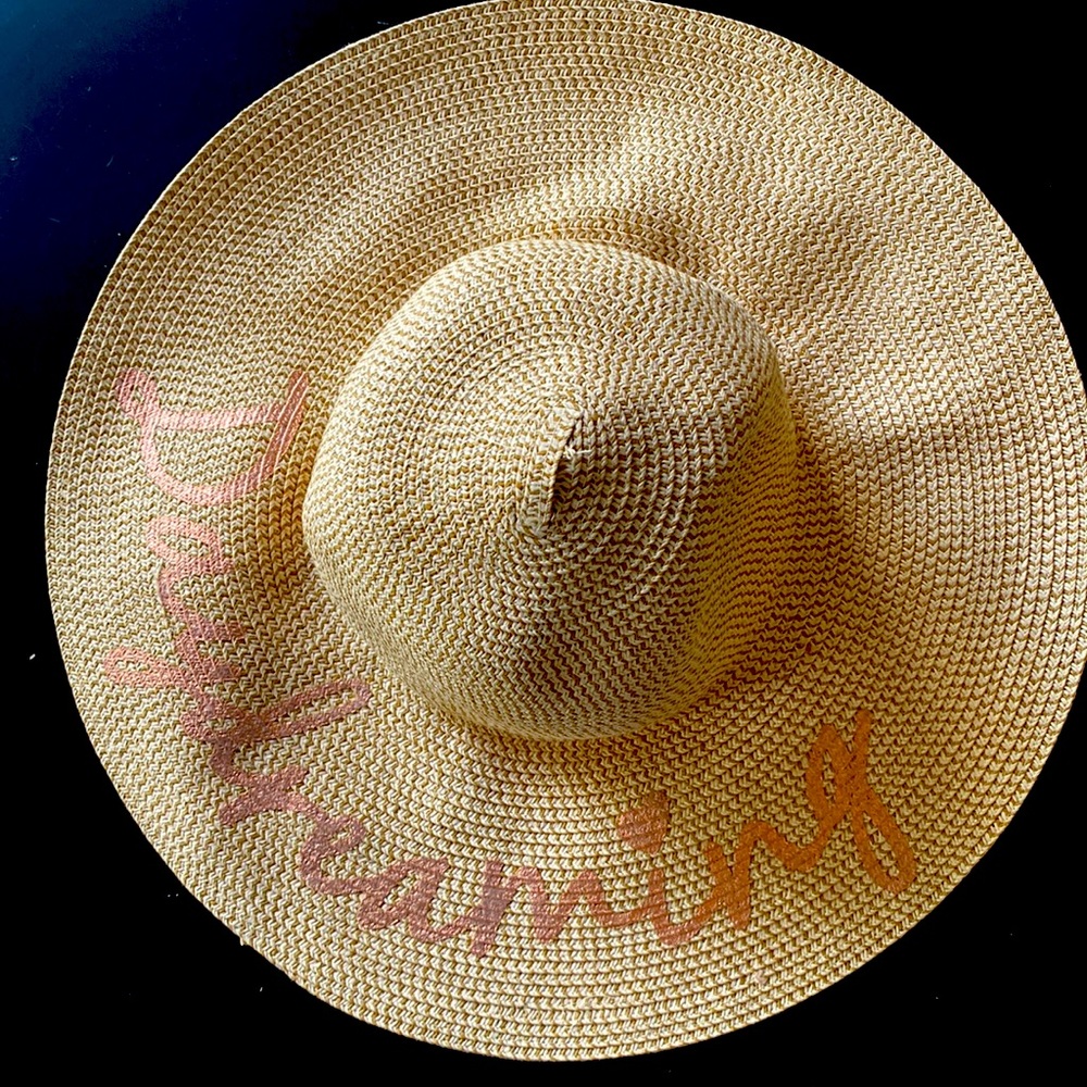 Beautiful beach hat